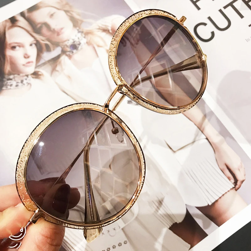 

Polarized Sunglasses Women Luxury Brand Designer Round Sun Glasses Vintage Retro Sunglass Female Shades for Women UV400 Oculos