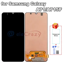 Original AMOLED for Samsung Galaxy A71 5G LCD with Touch Digitizer Complete Assembly A715 A715F A715FD/S Display 100% Tested