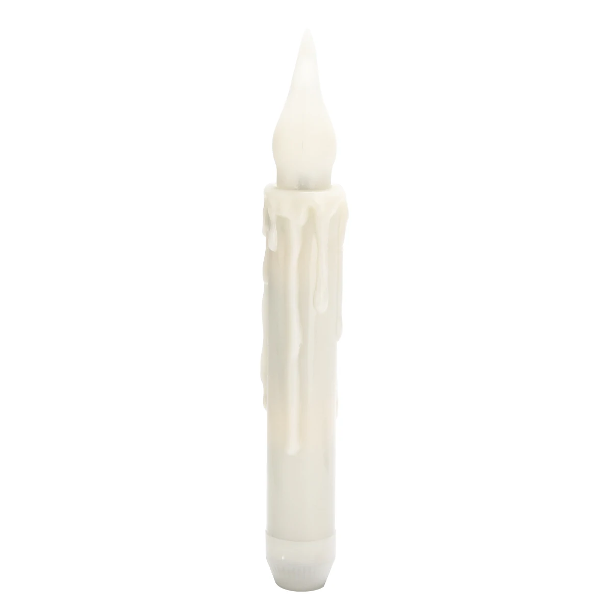 6Pcs Yellow Flickering Electronic Candles Remote Control Candles Lights Flameless LED Taper Candle for Home Homemory Decoration