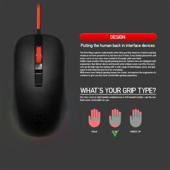 

Fantech G13 DPI 800-2400 Professional Wired Gaming Mouse USB for PC Laptop Pro PC Computer Office