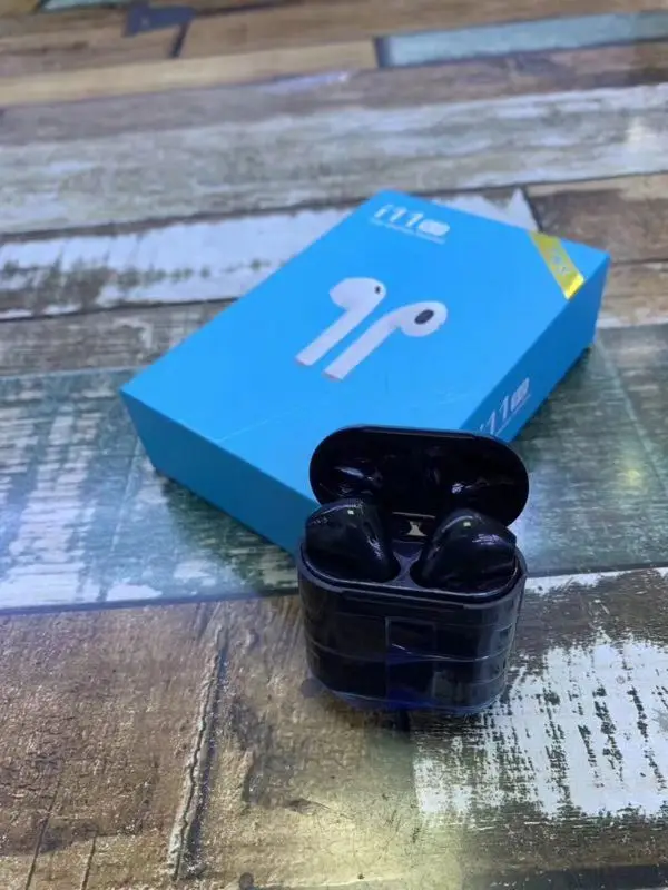 I11 TWS беспроводные наушники 5,0 Bluetooth наушники Air Mini наушники сенсорное управление микрофоном наушники гарнитура PK i10 i12 - Цвет: Черный