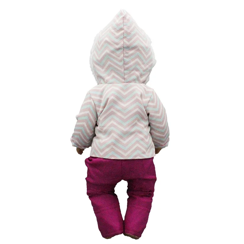 2022 New Down jacket + leggings Doll Clothes Fit For 18inch/43cm born baby Doll clothes reborn Doll Accessories