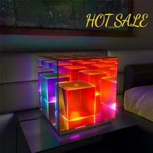 

LED Table Lamp Magician Desk Lamp USB Lamp Coffee Table Decor Lights Bedside Color Dimming Lighting 2022 Hot Sale Novel Lamp