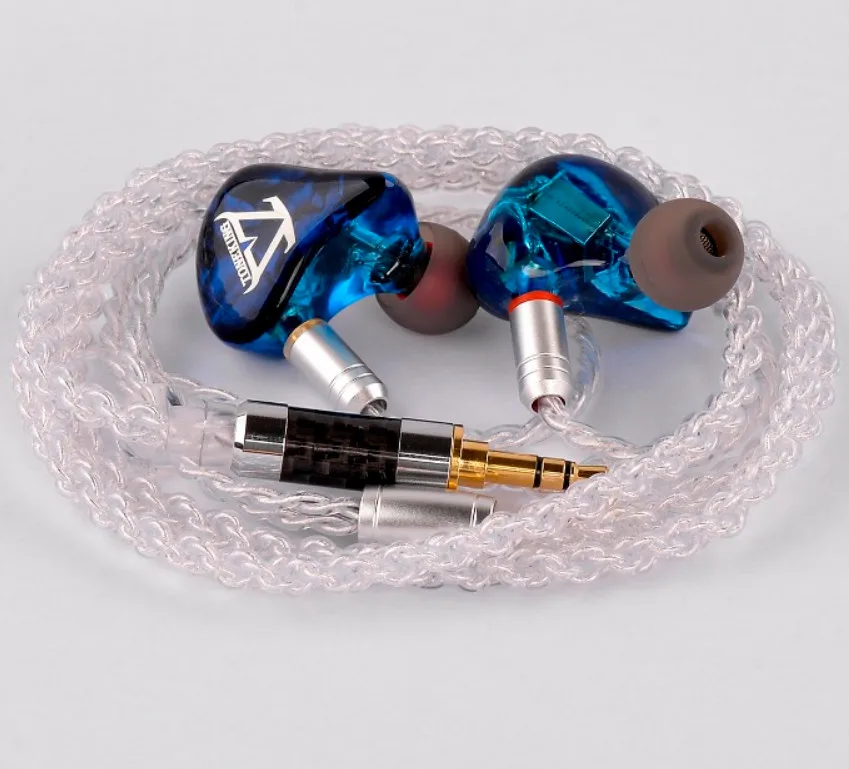 TONEKING T3 3BA сбалансированные арматурные наушники-вкладыши для водителя Hi-Fi наушники монитор наушники гарнитура с MMCX Модернизированный серебряный кабель