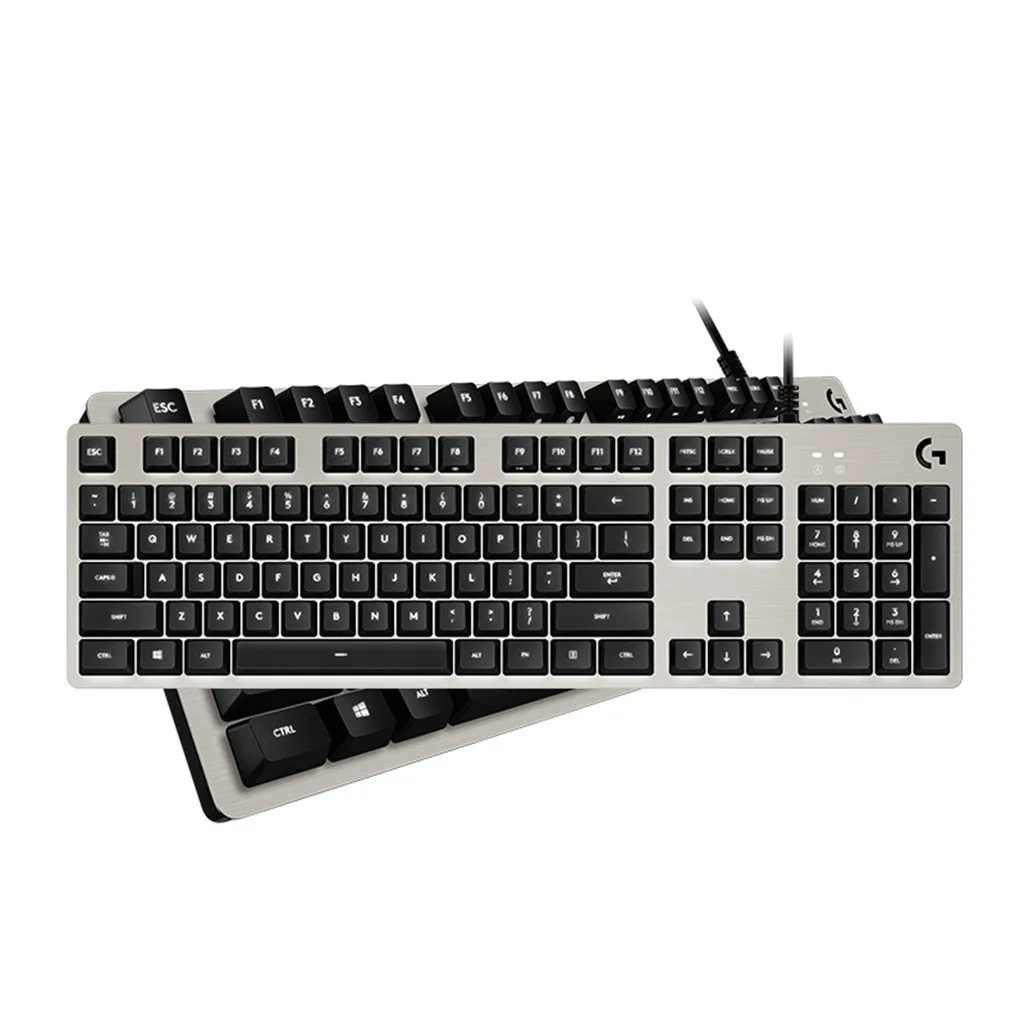 Игровая клавиатура lotech G413 с подсветкой, механическая клавиатура, алюминиевый сплав панель, игровые клавиатуры для настольных ПК 723#3
