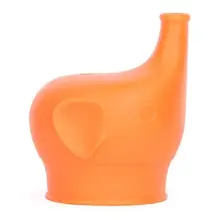 Мультяшная силиконовая непроливающаяся герметичная мягкая крышка для чашки, соломенные аксессуары 30 г, желтый/красный/оранжевый/зеленый/синий