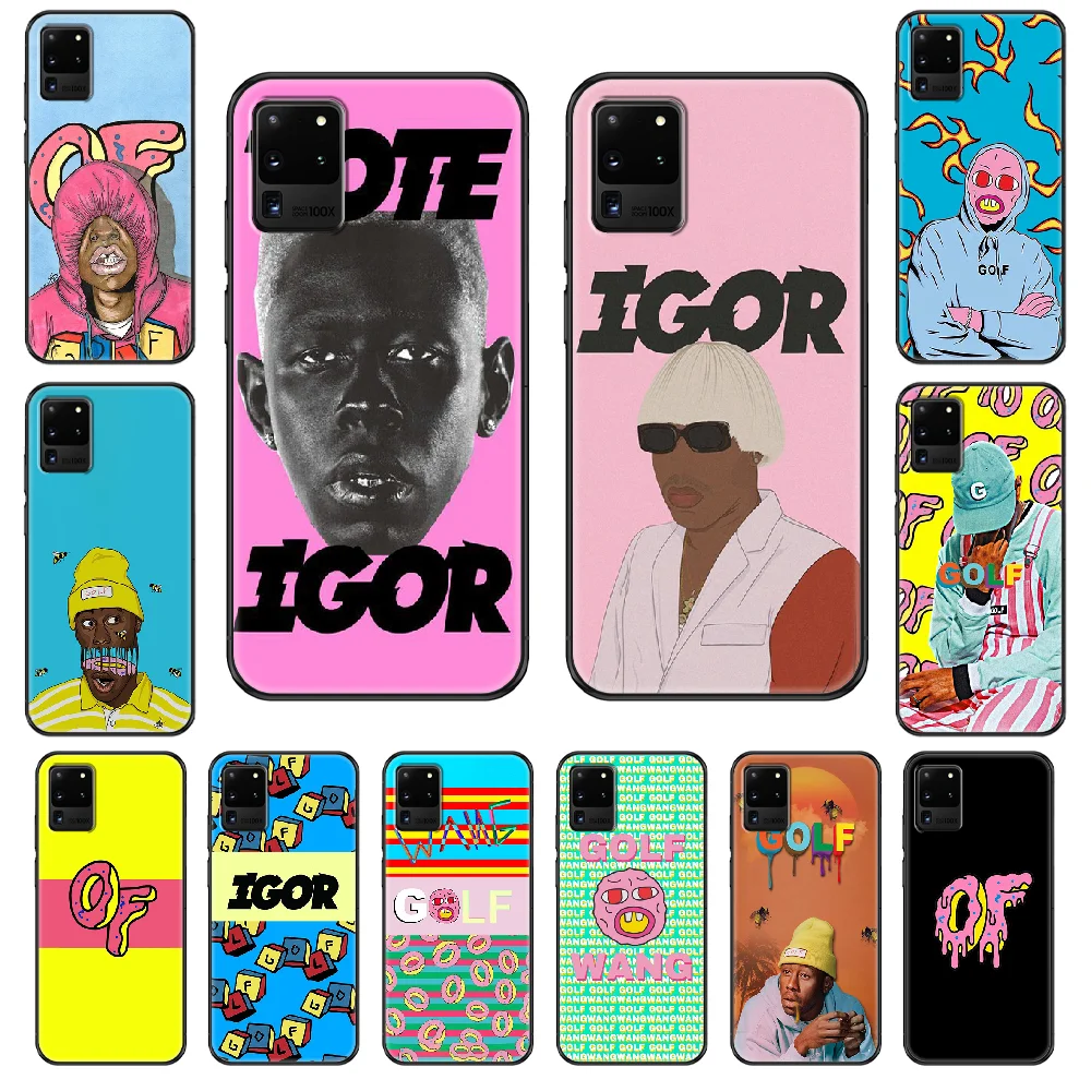 Чехол для телефона Golf Tyler The Creator IGOR Album Samsung Galaxy S 3 4 5 6 7 8 9 10 E Plus Lite Edge черный чехол из