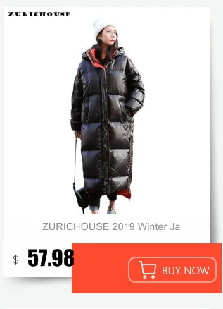 ZURICHOUSE зимняя куртка женская длинная модная свободная плюс размер пуховая стеганая куртка женская глянцевая черная зимняя парка с капюшоном