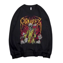 6 Дизайнов череп deathcore Carnifex Pollover Толстовка Рок толстовка панк sudadera уличная флисовая верхняя одежда тяжелый металл