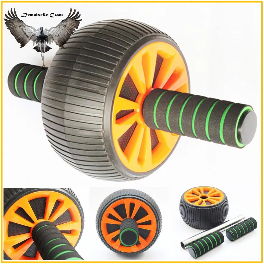 FX High Quality Keep Fit Wheels Large Size No Noise Abdominal Wheel Ab Roller Exercise Fitness Equipment Hand Muscle | Спорт и