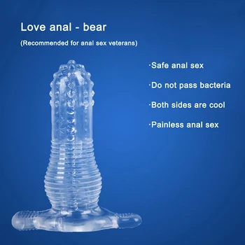 Soft Silicone Anal Tunnel Butt Plug Fist Sex Products for Adults Anal Trainer Sex Toys Gay ButtPlug Prostate Massage Expansion 4