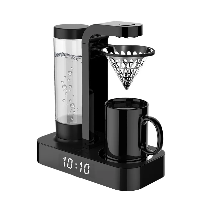 

Household Coffee Machine Clock Automatic American Drip Office Mini Coffee Pot Machine Hand Punch Coffee Machine 220v 600w EG