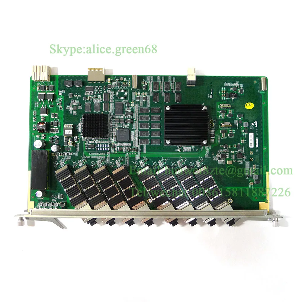 Z TE 10G GPON плата GTBO сервисная плата с 8 XFP модулем для OLT C300 C320
