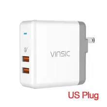 Быстрая зарядка 3,0 QC3.0 Dual USB 36 Вт США ЕС настенное зарядное устройство для путешествий зарядное устройство для iPhone/iPad samsung Galaxy S7/S6/Edge Mi5 смартфон