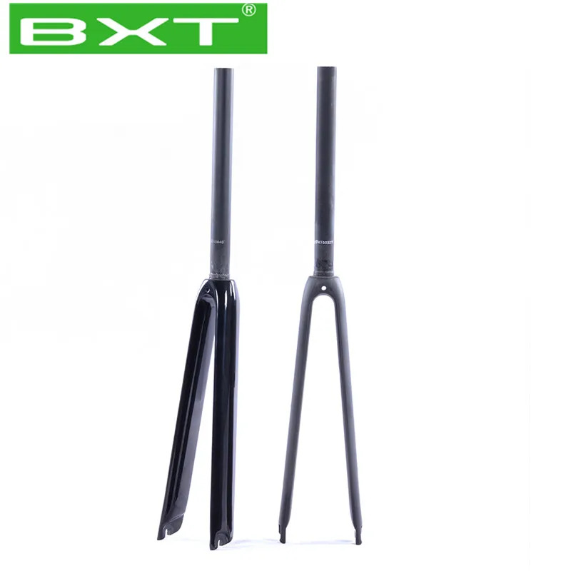 BXT carbon road Bike fork полностью углеродное волокно 700 * 23C 1 1/8 в тормоза UD черные