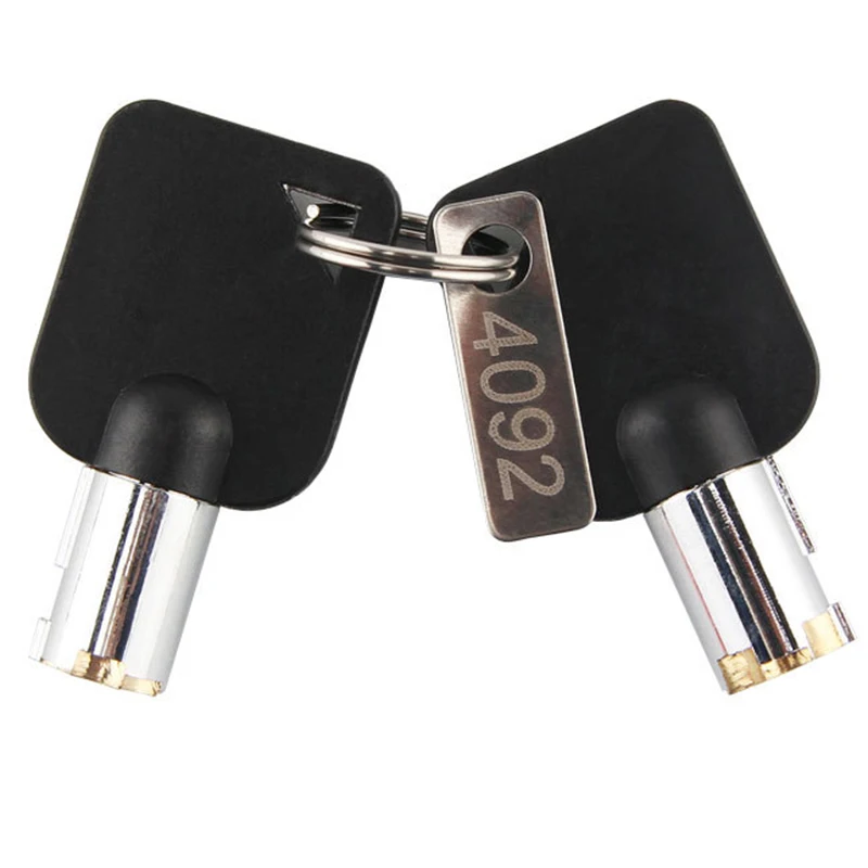 MTB Bicycle Riding Bike Anti Theft Lock Security Key Ring Cables Outdoor Sports