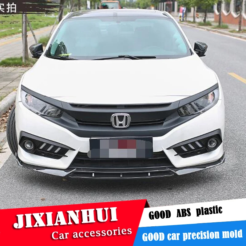 Для Honda Civic Body kit спойлер 2016-2018 для 3C ABS задний передний бампер диффузор защитные