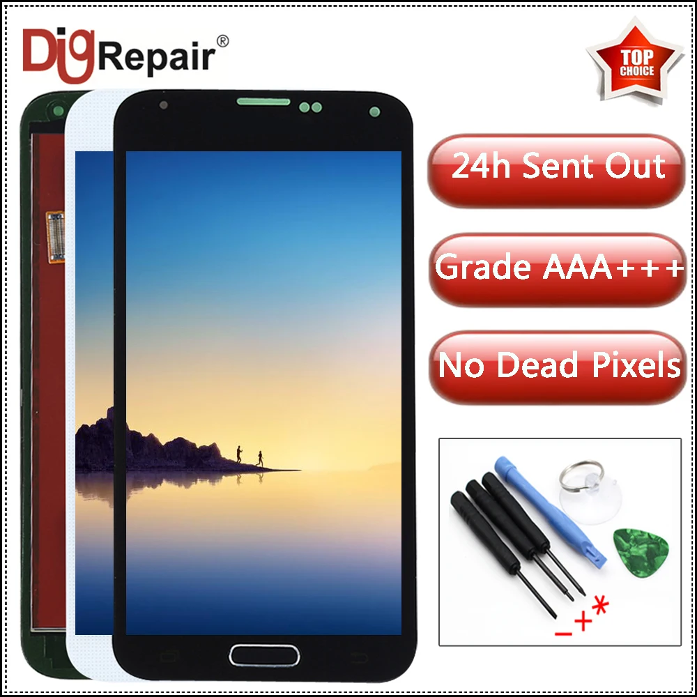 G900f ЖК-дисплей для samsung S5 ЖК-экран G900M G900A G900T G900FD дисплей с сенсорным экраном дигитайзер для samsung Galaxy S5 дисплей