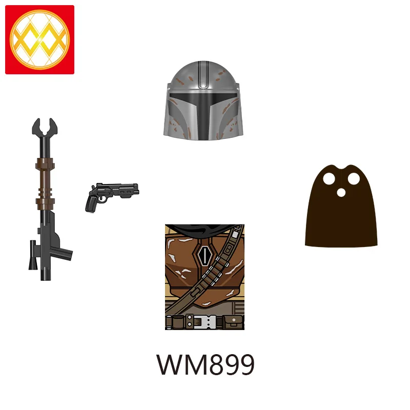 WM899 Бесплатная доставка Mandalorian Baby Yoda Rise of Skywalker Rey Kylo Knight Of Ren Sith Jet Trooper строительные