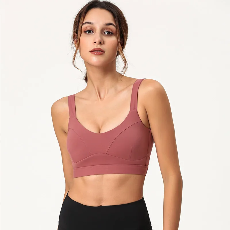 Yoga Shirt Sexy Back Running Sports Bra Vest Brassiere Sport Femme Top Gym Fitness Workout Yoga Bra Comfortable Yoga Wear