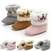 pudocco Baby Winter Boots Infant Toddler Newborn Cute Cartoon Crown Shoes Girls Boys First Walkers Super Keep Warm Fur Boot ► Photo 3/6