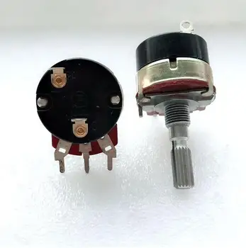 

2pcs/lot pjiap switch Type 138 for dimming rotary potentiometer B1M handle length 25MM speed switch
