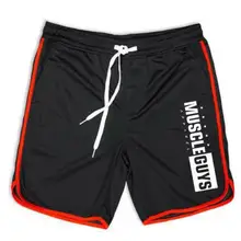 Мужские спортивные шорты для фитнеса, дышащие быстросохнущие штаны для баскетбола, летние спортивные штаны для бега