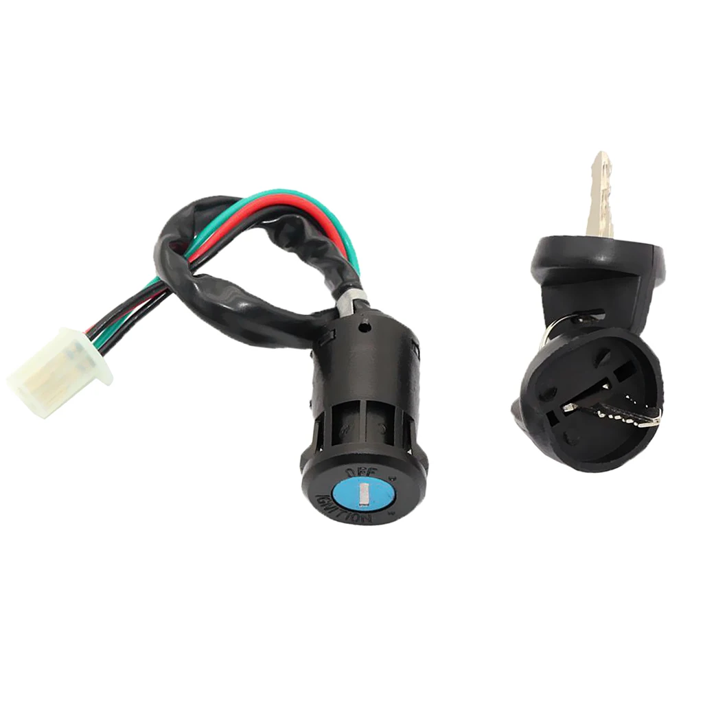 Female Ignition Key Lock Switch 4-Wire for 50 110 150 250CC ATV Dirt Bike