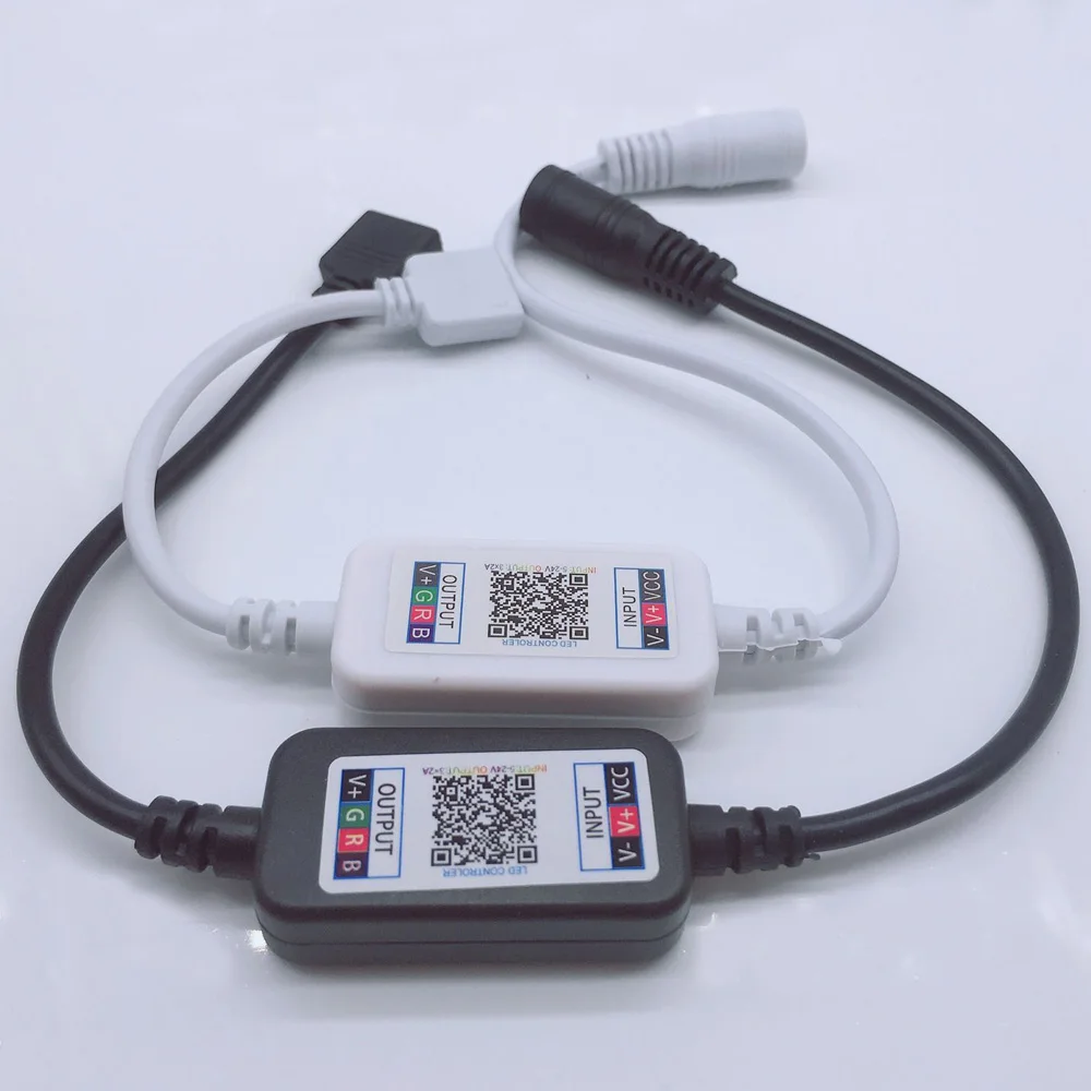 DC 12 В 24 В RGB Led контроллер приложение Bluetooth RGB музыкальный контроллер для светодиодной ленты светильник 5050 4 Pin мини RGB контроллер 5 V-24 V
