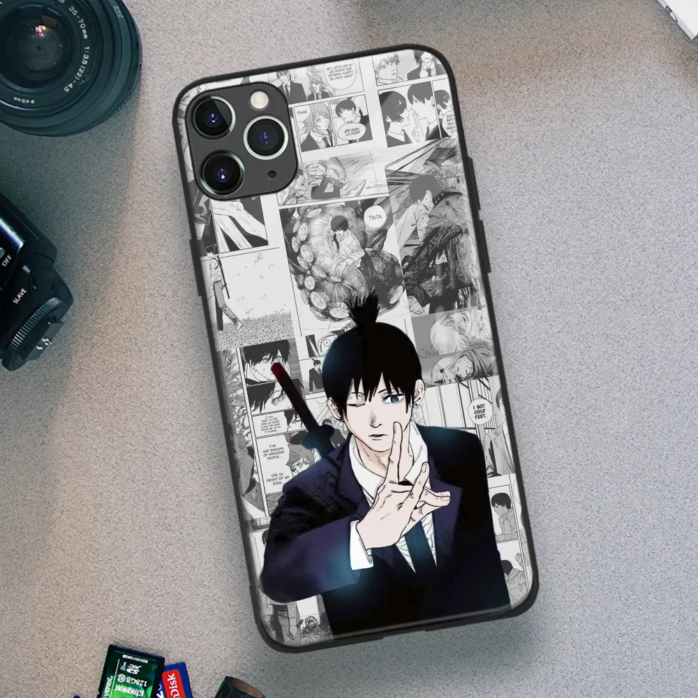 Aki Hayakawa Chainsaw Man Anime Manga Soft Tpu Glass Phone Case For