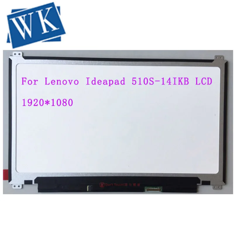 FHD 1920X1080 панель для lenovo Ideapad 510s-14iкб Матрица для 14," 30Pin светодиодный ЖК-экран