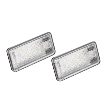 

2x 18 LED License Number Plate Light Lamp For Audi A3 S3 A4 S4 B6 A6 S6 A8 S8 Q7