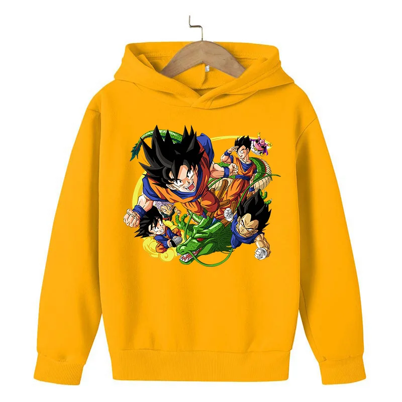 Модная детская толстовка dragon- ball Z толстовки Goku одежда для маленьких мальчиков