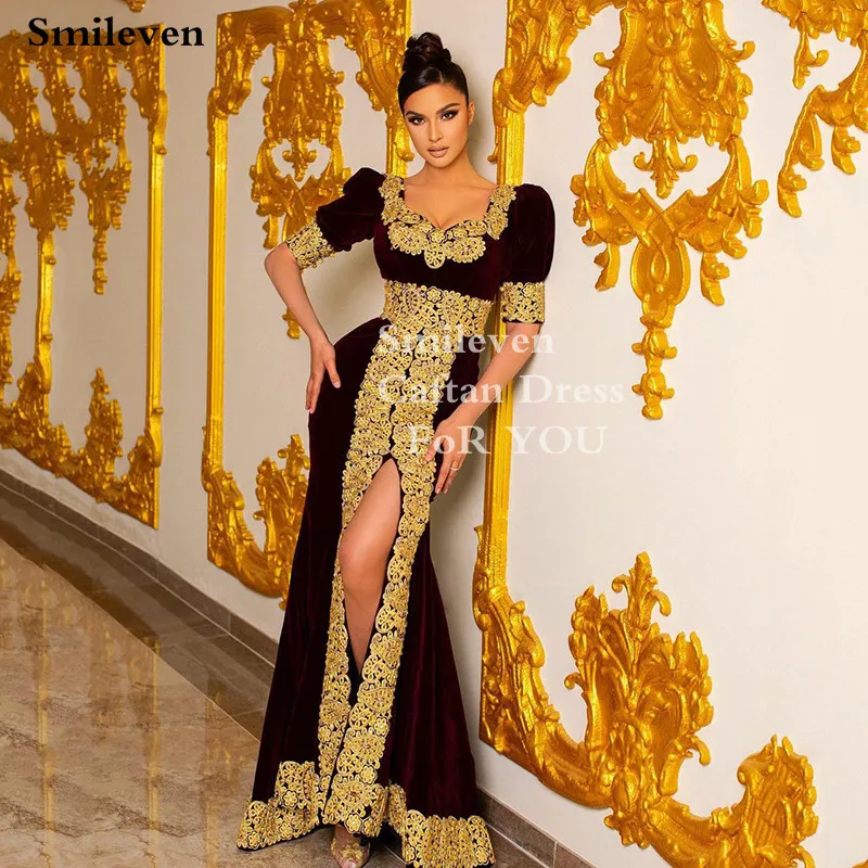 green emerald velvet dress Wedding Moroccan Style Caftan White, Georgette Fabric, Handmade, Golden Embroidered, Dubai, kaftans, XS, S, M, L, XL, 2XL, 3XL, 4XL, 5XL, 6XL, 7XL