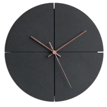 

Nordic Minimalist Wall Clock Creative Living Room Personality Household Watches Silent Wall Clocks Home Decor A