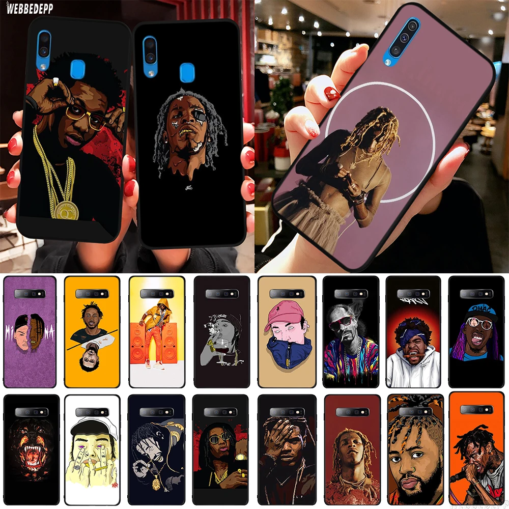 Чехол для телефона Young Thug из ТПУ Samsung Galaxy A10s A20s A30s A40s A50s Note 10 Plus мягкий чехол |