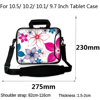 

Casual Women Briefcase Shoulder Strap Handbag Sleeve Netbook Bag For iPad Air 3/ iPad Pro 10.5" 9.7" 10.1" 10.2" 10" Tablet Case