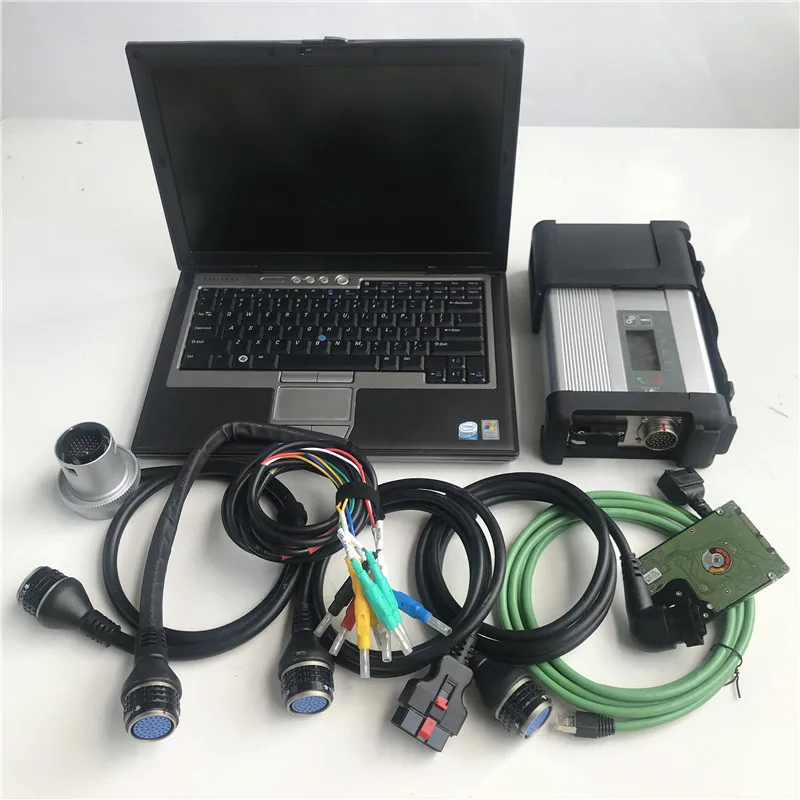 12 V MB Star C5 новейшее программное обеспечение установка ноутбука D630 4g ram Диагностика ПК+ SD Подключение компактный 5 автоматический сканер диагностический инструмент