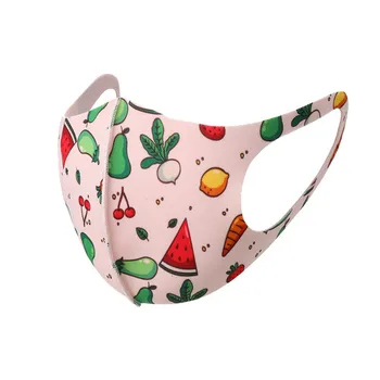 

Children Face Masksable And Reusable 2020 New Cotton Cartoon Print Cotton Breathable Mouth Facemask Kids PM2.5 Hiking Face Maske