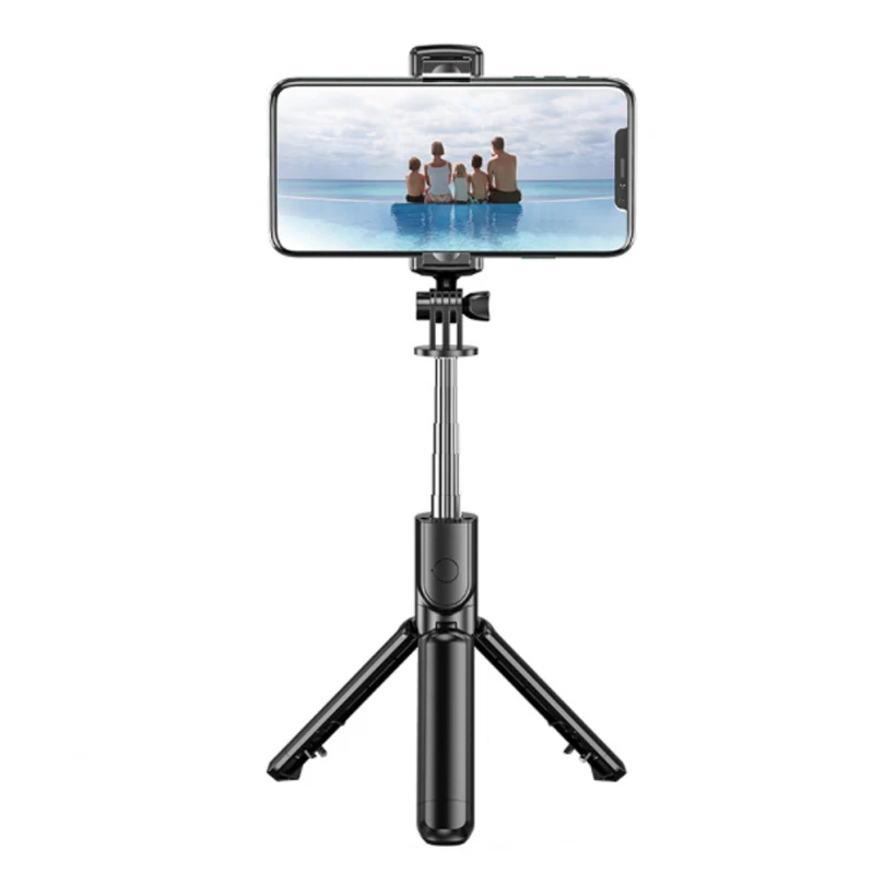 

3 in 1 Wireless Bluetooth Selfie Stick Foldable Mini Tripod Expandable Monopod with Remote Control for iPhone IOS Android
