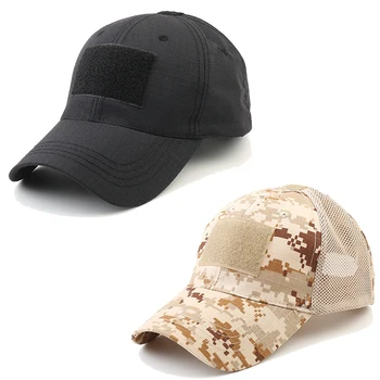 Outdoor Camouflage Adjustable Cap men Mesh Tactical Military Army Airsoft Fishing Hunting Hiking Hat 1