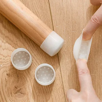 

4PCS/Set Silicone Chair Legs Caps Set Universal Table And Chair Foot Cover Protector Stool Mute Table Leg Caps Protection Mats