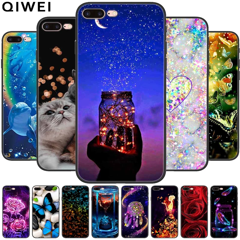 Custodia Morbida In Silicone Per Iphone 7 8 Plus 6 6S Custodie Cool Stampa Funda Per Iphone Se 2020 2016 5 5S Custodia Per Telefono In Tpu 7Plus 7