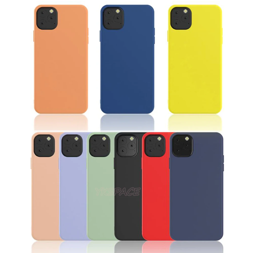 For-iPhone-11-11-Pro-Max-2019-Case-Silicone-Original-Candy-Color-Built-in-Velvet-Slim (3)