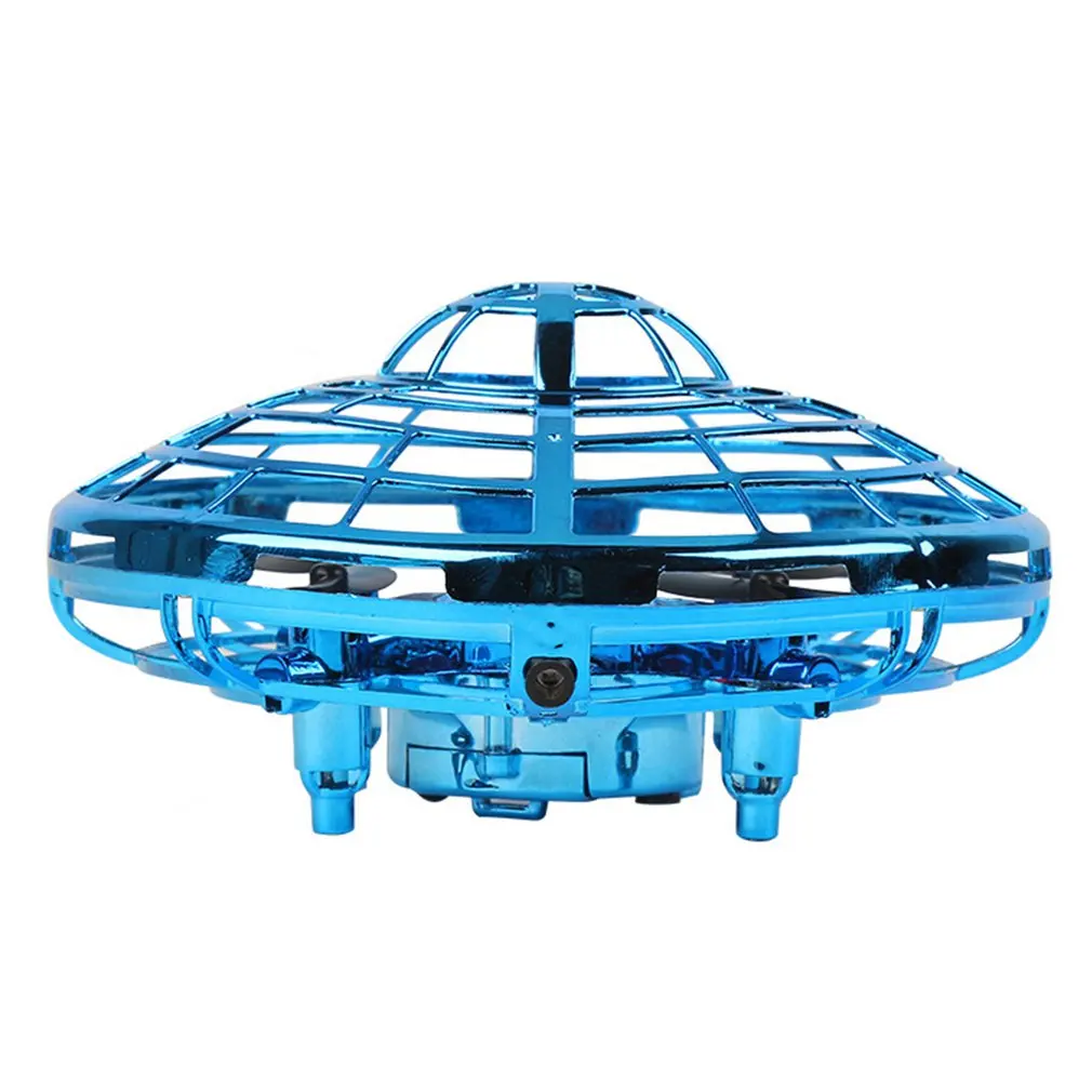 Mini Drone UFO Hand Operated RC Helicopter Quadrocopter Dron Infrared Induction Aircraft Flying Ball Toys For Kids