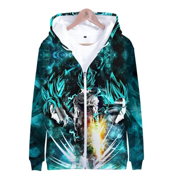 

Cool Goku 3D Outwear Harajuku DRAGON BALL 3D Hoodies zipper Sweatshirt 2019 New Fashion Casual Hoodies Unisex/Kids Sweatshirts