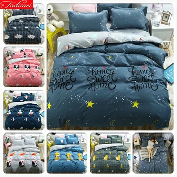 

Blue Night Duvet Cover 3/4 pcs Bedding Set Soft Comfortable Bed Linens Single Full Double Queen King Size Bedspreads Quilt Case