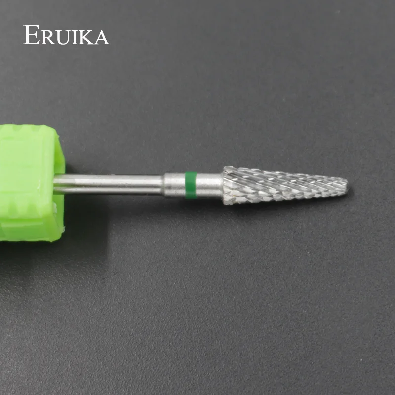 ERUIKA карбид вольфрама сверло для ногтей 3/32 &quotножные кутикулы чистые сверла