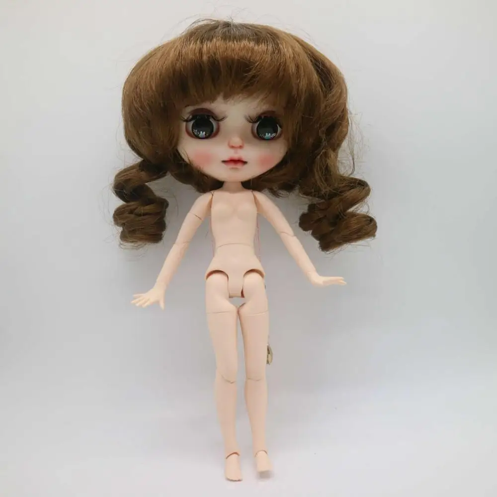 doll with wigs Предпродажная кукла на заказ DIY Nude blyth кукла 20191122 - Цвет: doll with wigs
