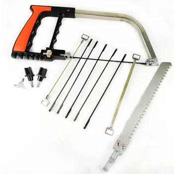 

Multi-Function 12 In 1 Magic Hand Saw Diy Metal Wood Glass Kit Blades Model Multi Purpose Hobby Portable Hacksaw Set